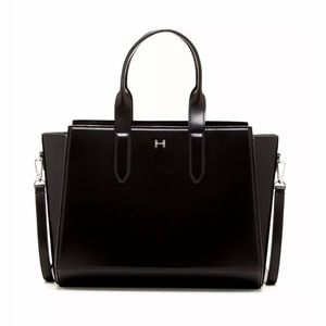 New Halaton Heritage East West Satchel Purse Bag Authentic